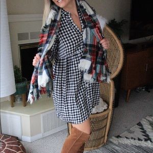Flannel winter dress